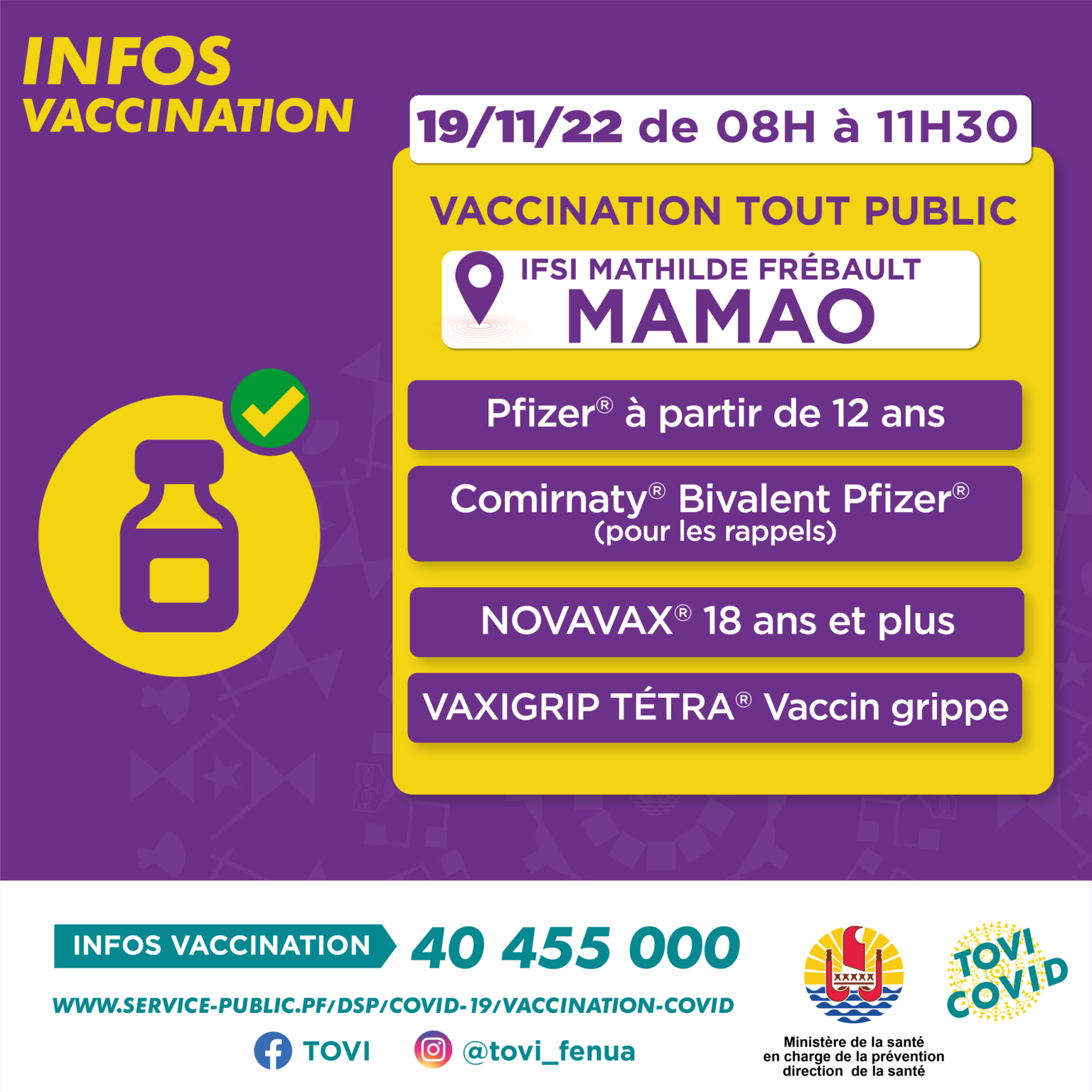 Vaccination Covid et grippe: ne lachons rien ! - Tahitinews.co